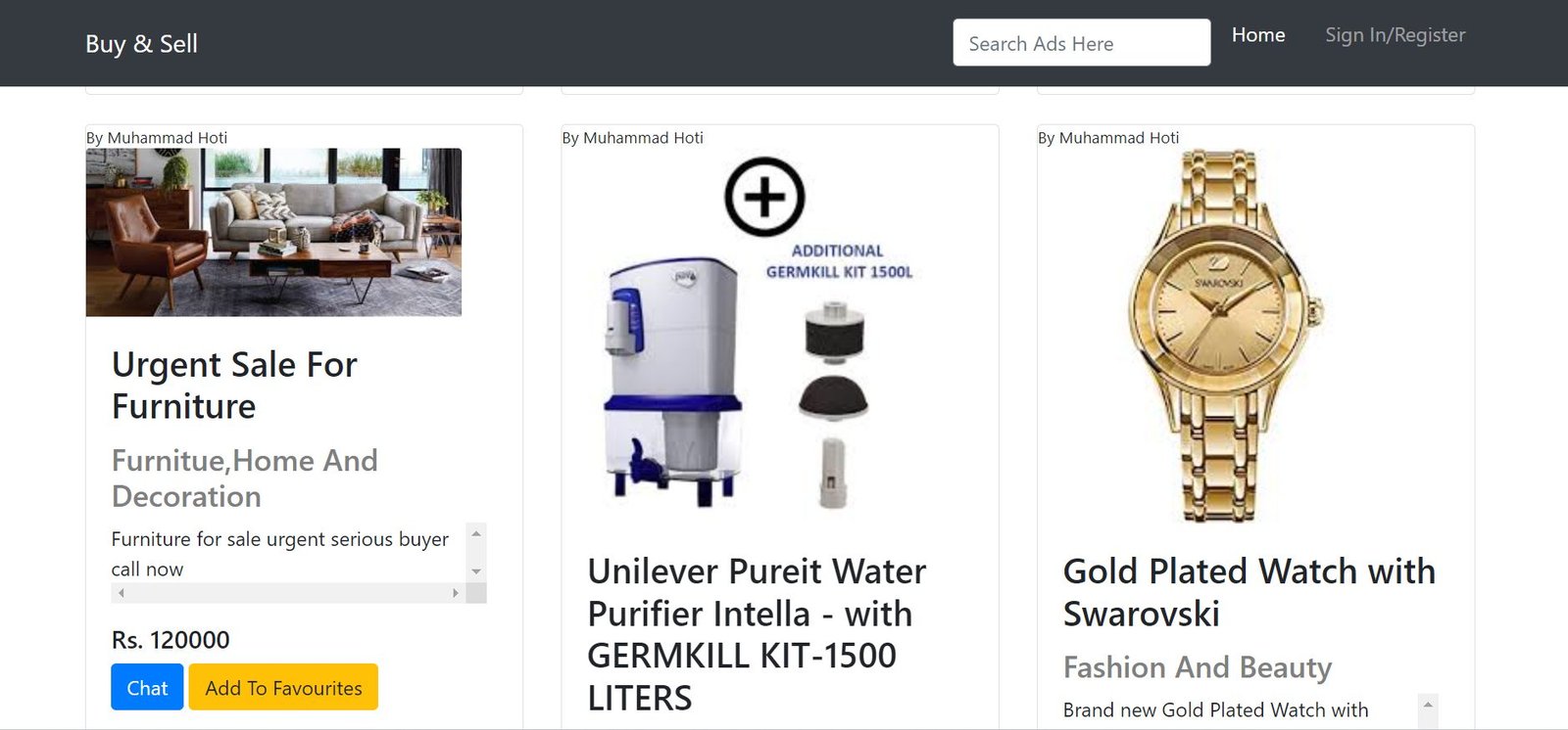 Ecommerce Website Template In HTML5, CSS3, Javascript Free Download