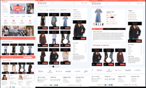 E Store – Ecommerce HTML Template Free Download