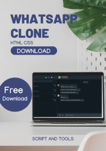 WhatsApp Web Clone in HTML, CSS, and JavaScript – Responsive Design