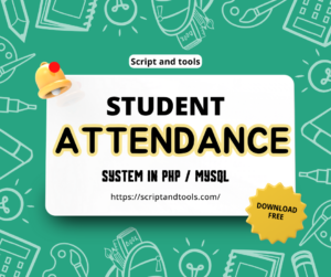 Student Attendance System In PHP / MYSQL