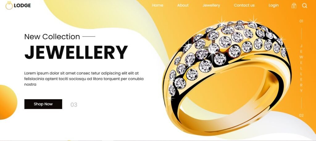 Jewelry Website Template – 100% Free HTML CSS JavaScript Download
