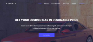 Car Dealer HTML And CSS Free Download