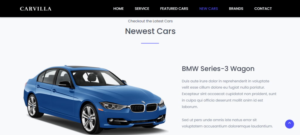 Car Dealer HTML and CSS Free Download