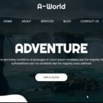 Free World HTML CSS JavaScript Template