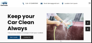 100% Free Car Clean HTML CSS JavaScript Template