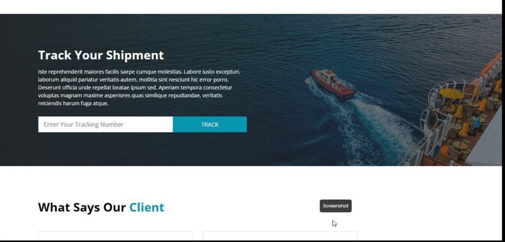 Free Carint – A Smart Transport HTML CSS JavaScript Template