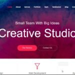 Creative Studio Landing Page
