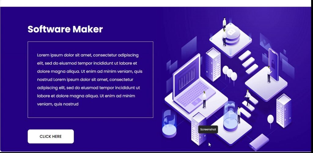 Software Company Website Template