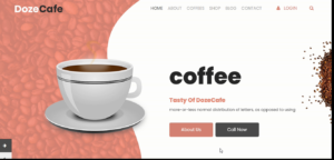 Doze Cafe – A Professional Cafe WordPress Template for Coffee Shops
