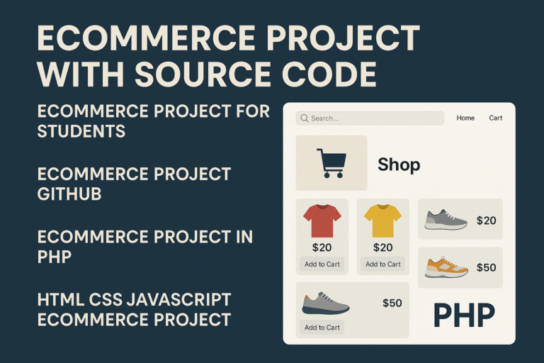ecommerce project with source code