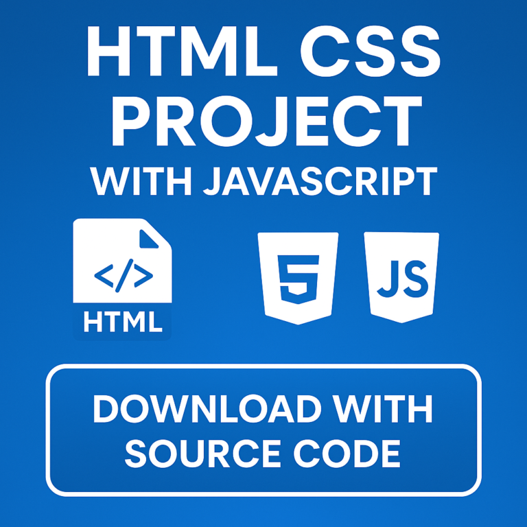 html css project