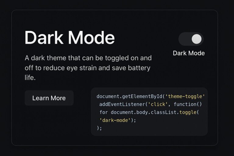 Dark Mode