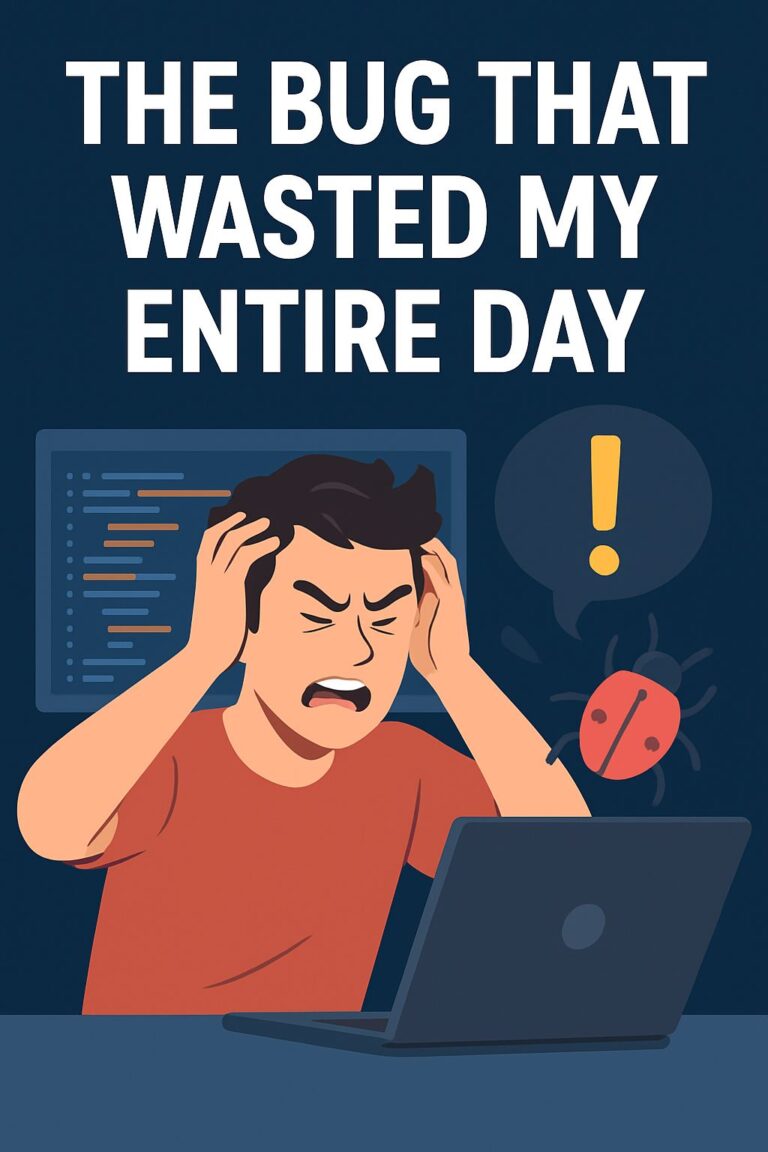 The Bug That Wasted My Entire Day — A Developer’s Hard Lesson