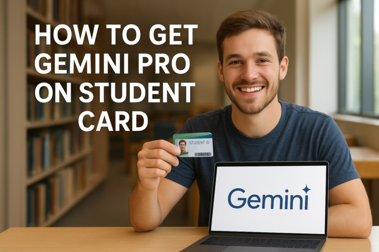 How to Get Gemini Pro student card