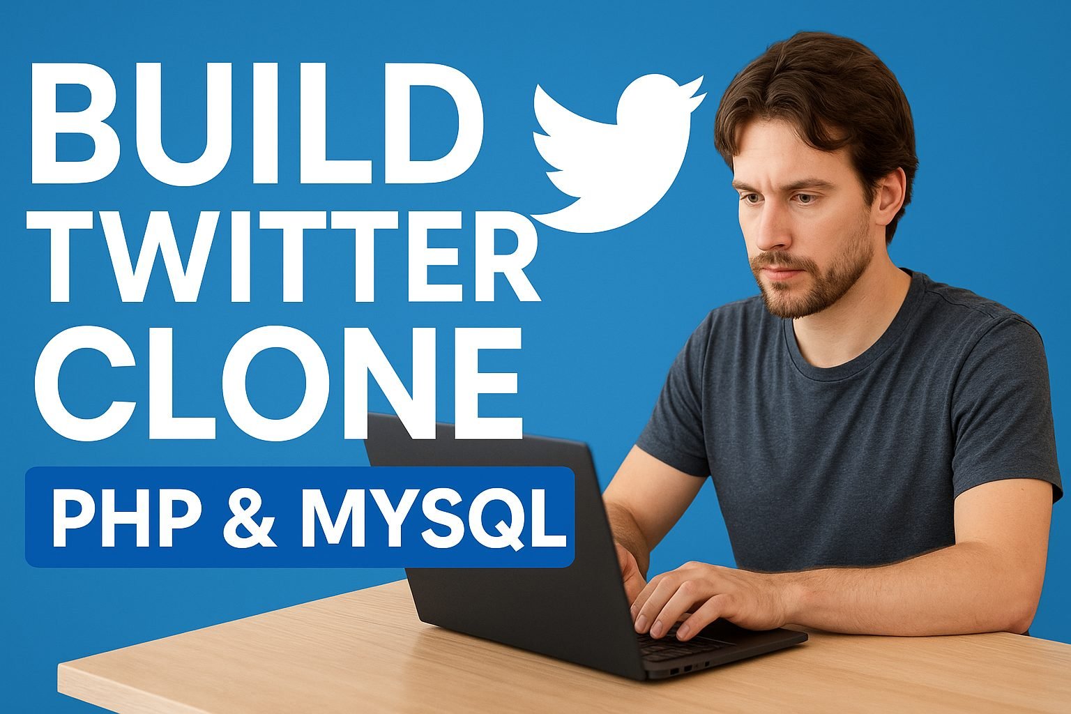 Build a Social Media Platform Like twitter clone php mysql