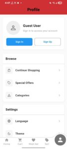 Flutter multi-vendor eCommerce app