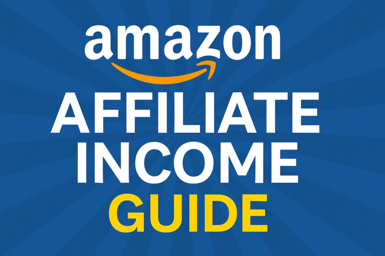 Amazon Affiliate Income Guide 2026 How to Earn Money With Amazon Associates