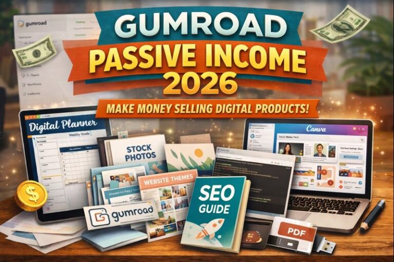 Gumroad Passive Income 2026 Make Money Selling Digital Products