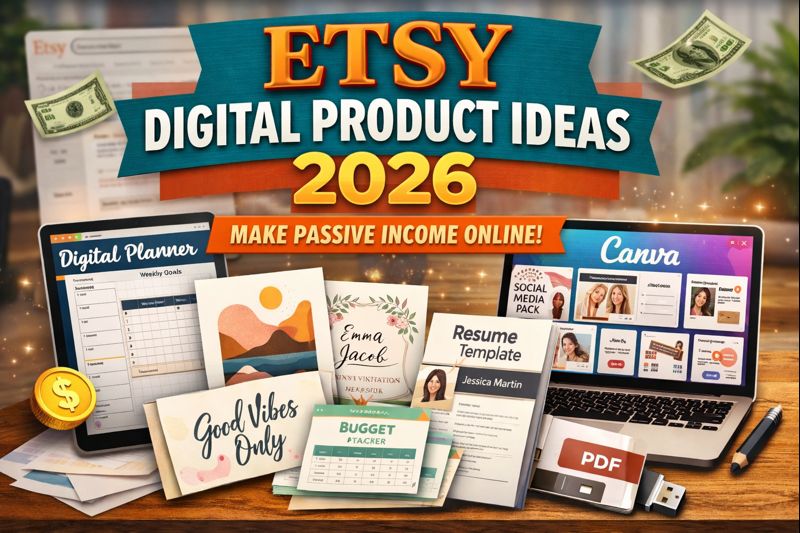 Etsy Digital Product Ideas 2026 High-Profit Digital Downloads That Sell - Featured Image