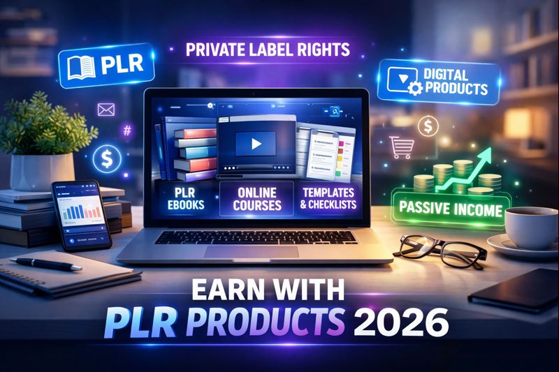 Earn With PLR Products 2026 Passive Income - Featured Image