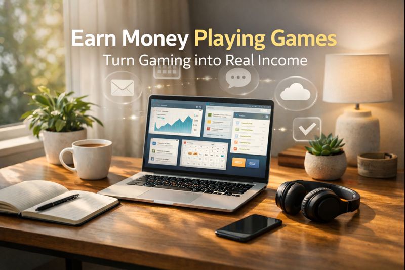 Earn Money Playing Games 2026 Best Real Legit Ways to Make Money Gaming - Featured Image