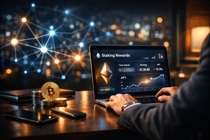 Crypto Staking Income How to Earn Passive Rewards - Featured Image