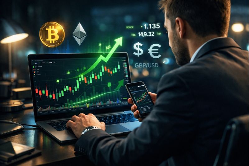 Online Trading How to Start Strategies Risks Profits - Featured Image