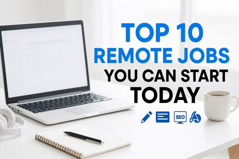 Top 10 Remote Jobs You Can Start Today