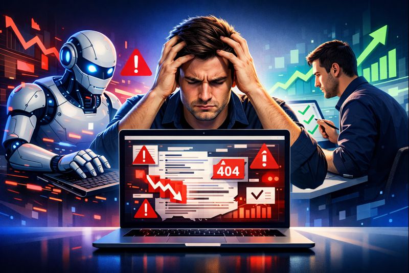 Common AI Blogging Mistakes And How to Avoid Them in 2026 - Featured Image