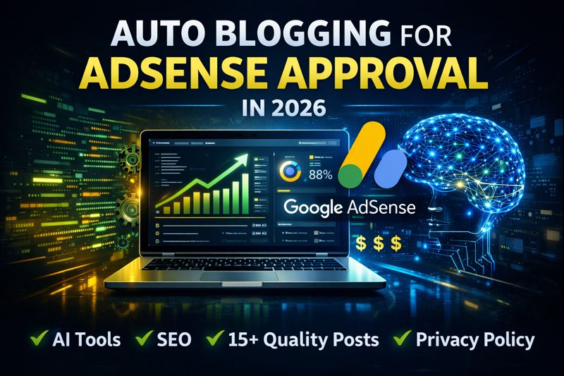Auto Blogging for AdSense Approval - Featured Image