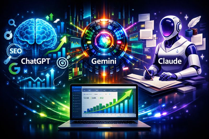 ChatGPT vs Gemini vs Claude for Blogging Best AI Writer in 2026 - Featured Image