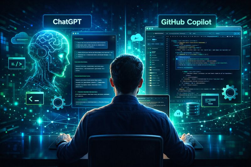 ChatGPT vs GitHub Copilot for Developers 2026 Comparison Guide - Featured Image