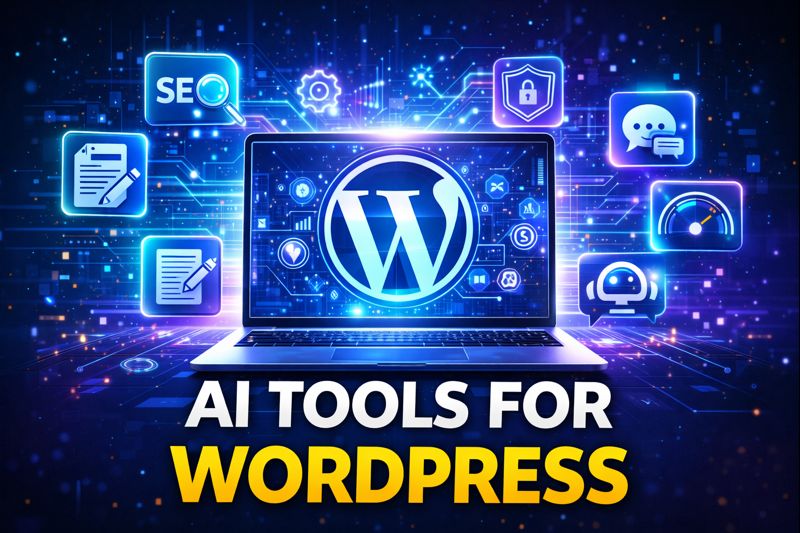 AI Tools Every WordPress Website Must Use in 2026 SEO Content Speed Security - Featured Image