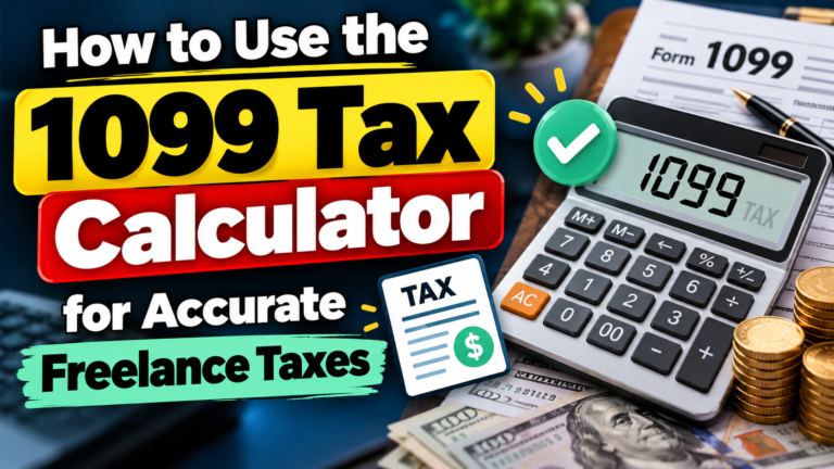 How to Use the 1099 Tax Calculator for Accurate Freelance Taxes